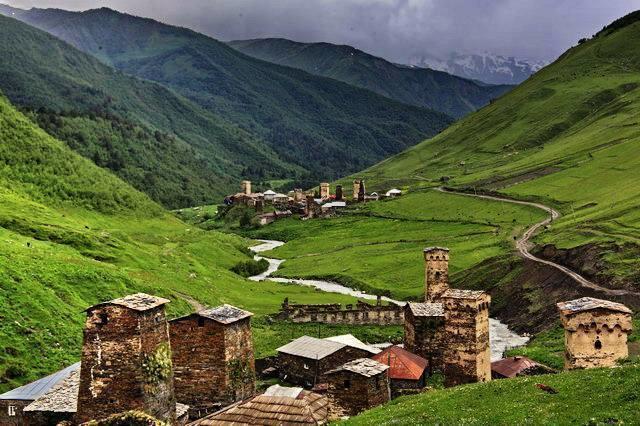 Ushguli Hotel Riho Kültér fotó