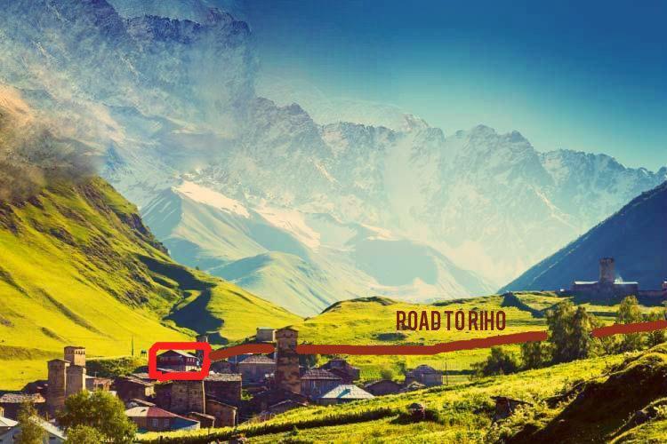 Ushguli Hotel Riho Kültér fotó
